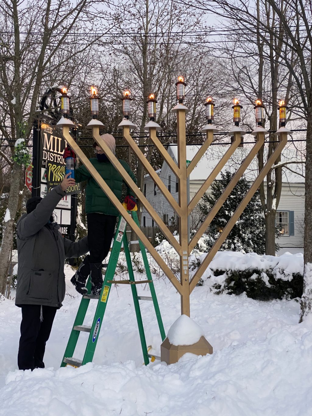 Hanukah Menorah Mill District