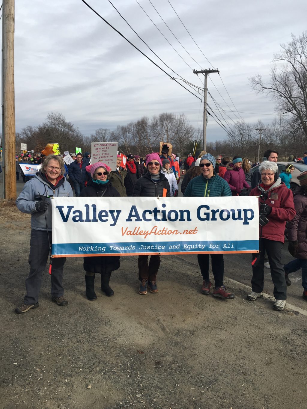 Valley Action = protest