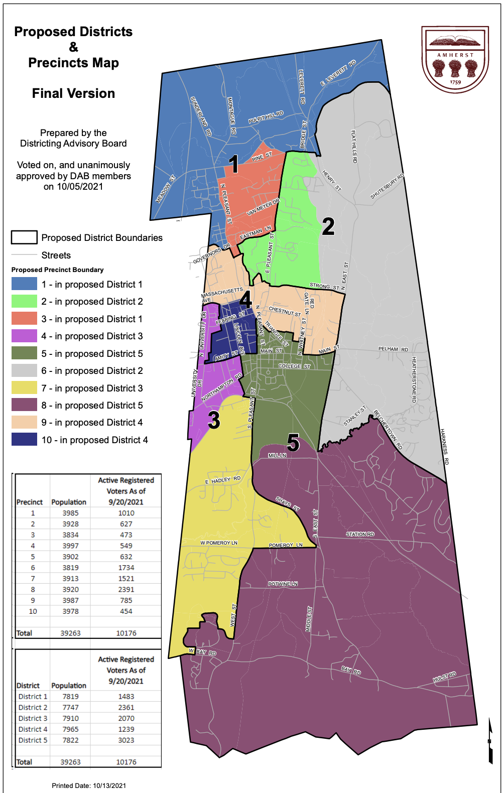 Proposed Redistricting Plan Reassigns Precincts and Districts