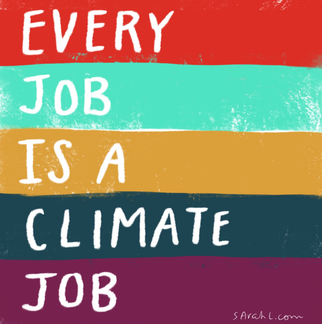 Photo: Every job is a climate job