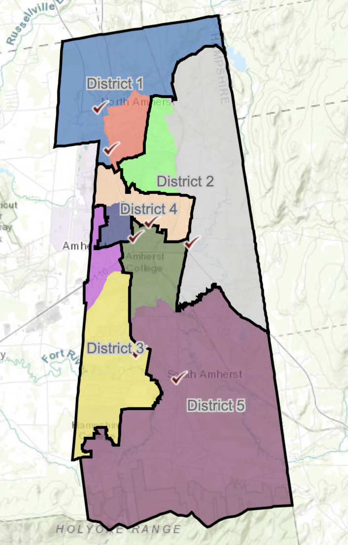 Changes In Amherst Voter Precinct Maps Effective December 31, 2021