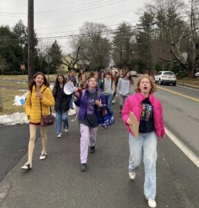 Walkout at Amherst Schools in Support of Gender Equality and Reproductive Rights