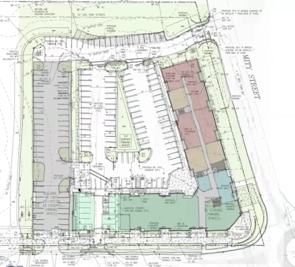 Amity Street at University Drive Development Will Be Smaller Due to Rising Cost of Steel.  Planning Board Nears Agreement on Overlay District