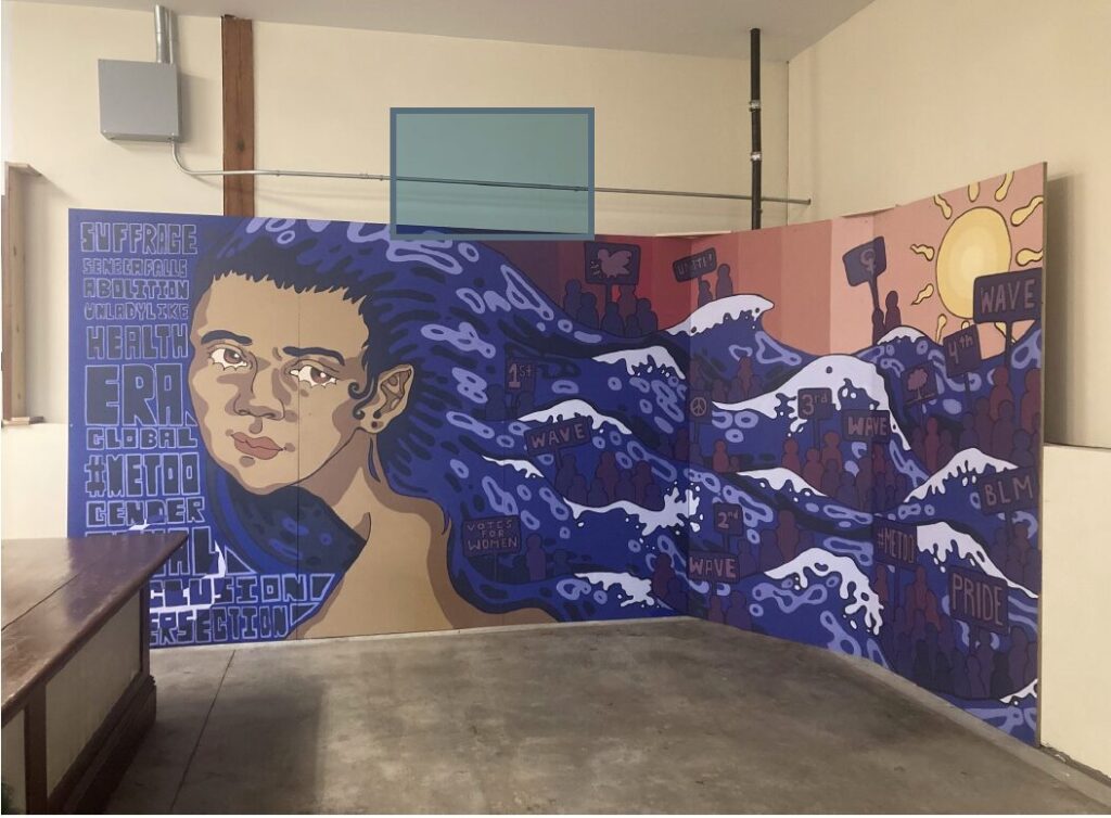 Four Waves of Feminism Mural Unveiling at Local Art Gallery