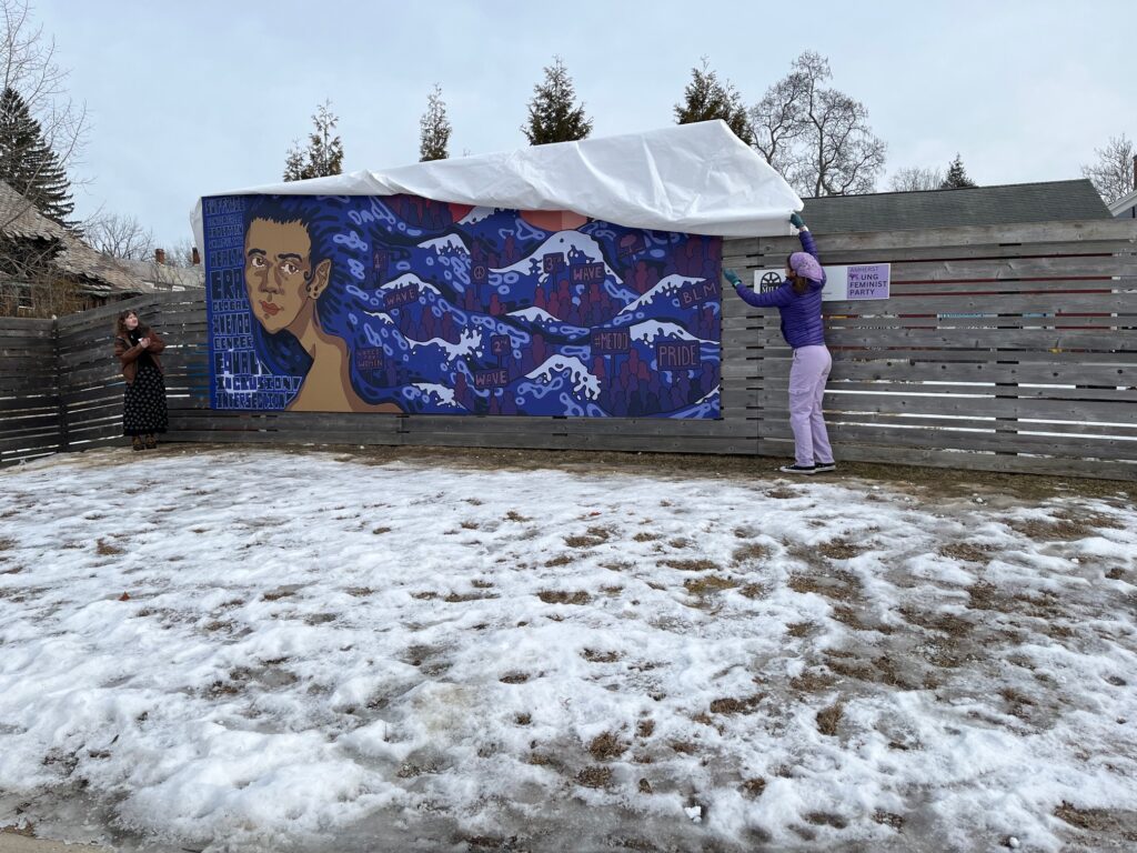 “Four Waves of Feminism” Mural Unveiled at the Mill District