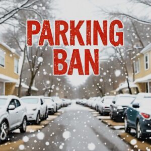 parking ban,  snow